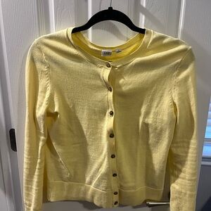 GAP Women's Sunny Yellow Cardigan